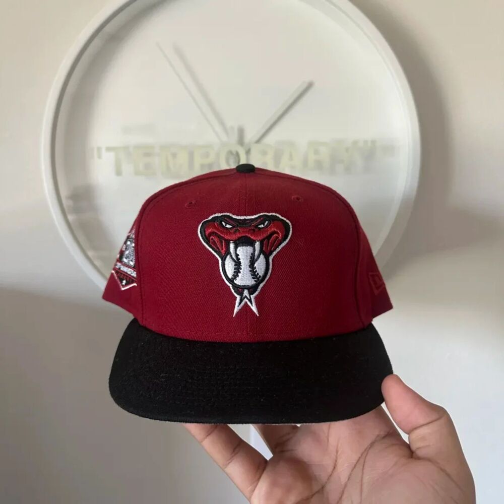 Arizona Diamondbacks Two Tone 20th Anniversary Fitted Hat Cap New Era 7 5/8